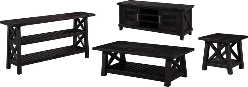 Yosemite Solid Wood Console Table in Cafe