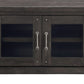 Yosemite Solid Wood Four Door Media Console in Cafe