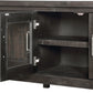 Yosemite Solid Wood Four Door Media Console in Cafe