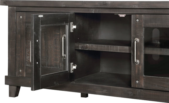 Yosemite Solid Wood Four Door Media Console in Cafe