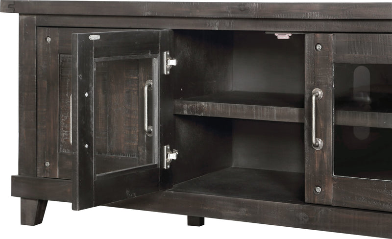 Yosemite Solid Wood Four Door Media Console in Cafe