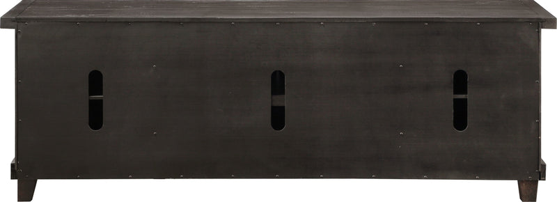 Yosemite Solid Wood Four Door Media Console in Cafe
