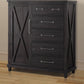 Yosemite Solid Wood Gentleman's Chest in Cafe