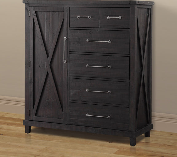 Yosemite Solid Wood Gentleman's Chest in Cafe