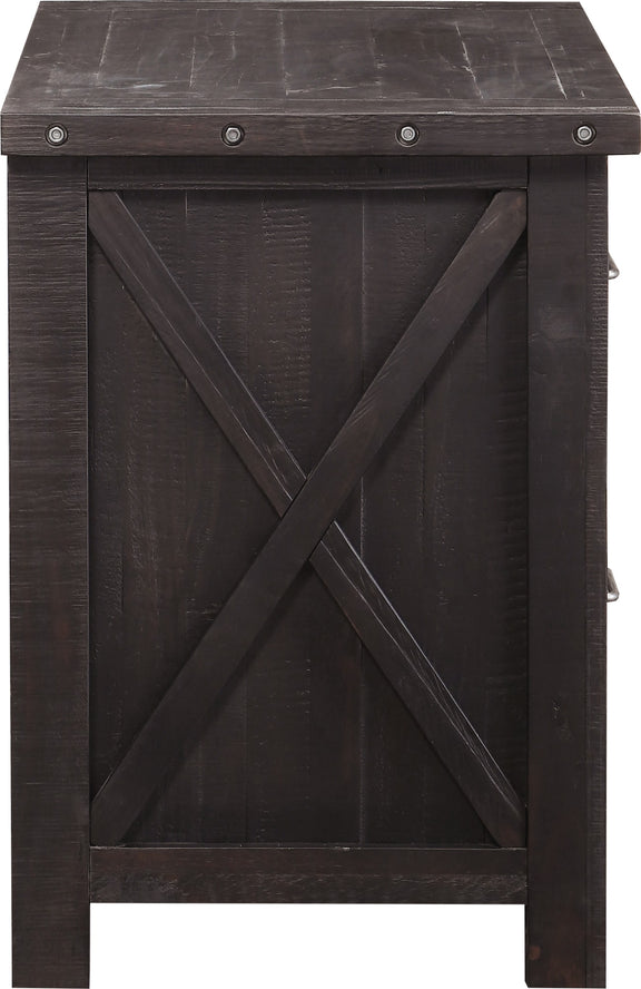 Yosemite Solid Wood Lateral File Cabinet in Cafe