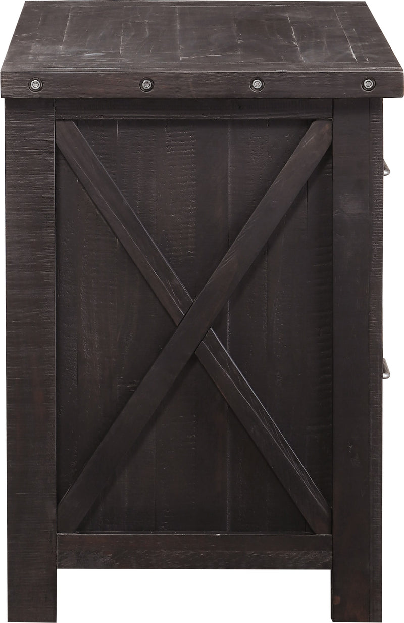 Yosemite Solid Wood Lateral File Cabinet in Cafe
