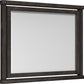 Yosemite Solid Wood Mirror in Cafe