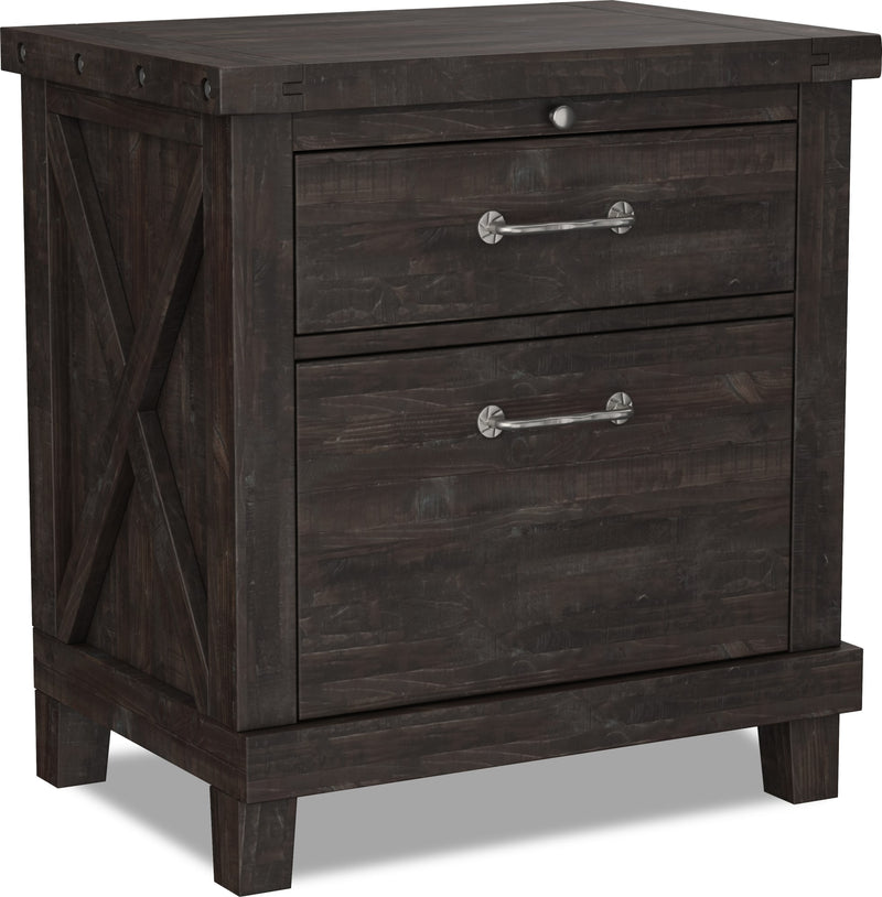 Yosemite Solid Wood Nightstand in Cafe