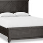 Yosemite Full-size Solid Wood Panel Bed in Cafe