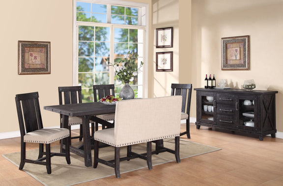 Yosemite Solid Wood Rectangular Extension Table