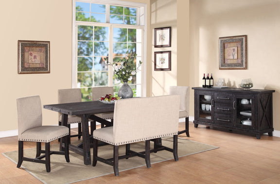 Yosemite Solid Wood Rectangular Extension Table