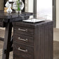 Yosemite Solid Wood Rollling File Cabinet in Cafe