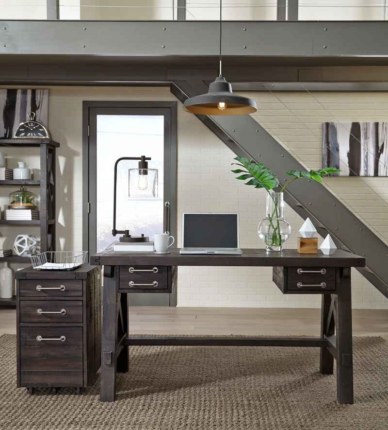 Yosemite Solid Wood Rollling File Cabinet in Cafe
