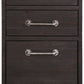 Yosemite Solid Wood Rollling File Cabinet in Cafe