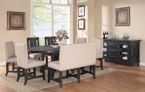 Yosemite Solid Wood Round Extension Table