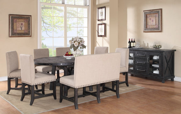 Yosemite Solid Wood Round Extension Table