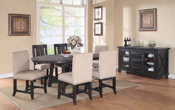 Yosemite Solid Wood Round Extension Table