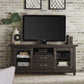 Yosemite Solid Wood Two Drawer Media Console in Cafe