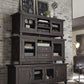 Yosemite Solid Wood Two Drawer Media Console in Cafe