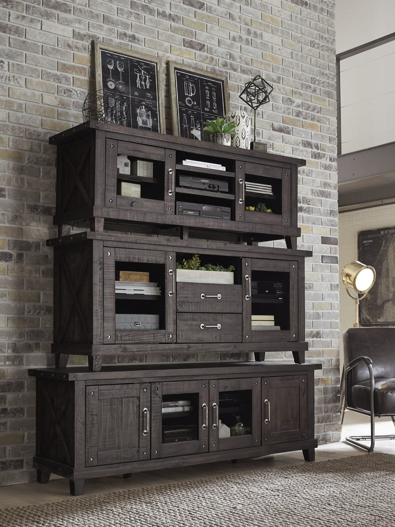 Yosemite Solid Wood Two Drawer Media Console in Cafe