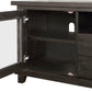 Yosemite Solid Wood Two Drawer Media Console in Cafe