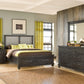 Yosemite California King-size Upholstered Footboard Storage Bed in Cafe