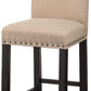 Yosemite Upholstered Kitchen Counter Stool in Cafe