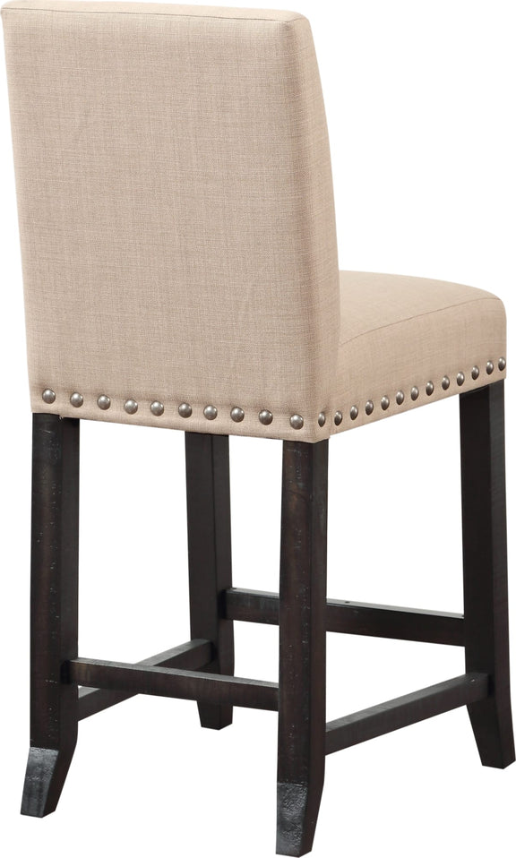 Yosemite Upholstered Kitchen Counter Stool in Cafe