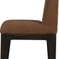 Zamba Chenille Upholstered Acacia Wood Dining Chair in Pineapple and Jaguar