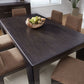 Zamba Chenille Upholstered Acacia Wood Dining Chair in Pineapple and Jaguar