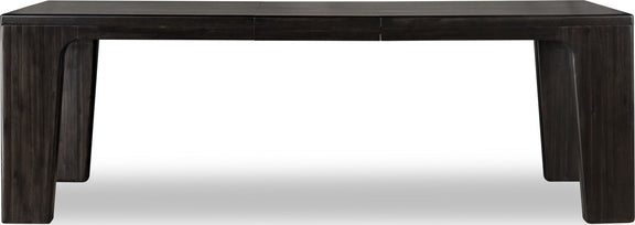 Zamba Extendable Acacia Wood Dining Table in Jaguar