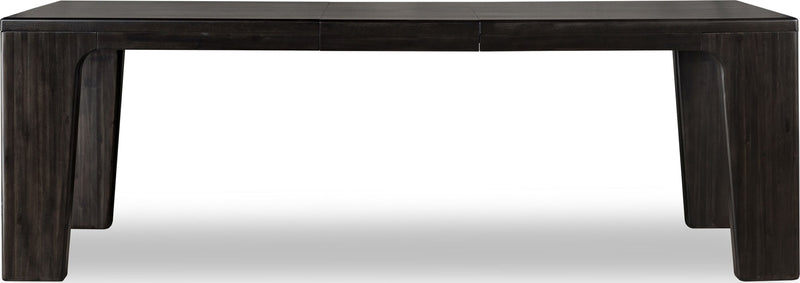 Zamba Extendable Acacia Wood Dining Table in Jaguar