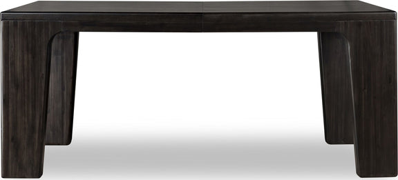 Zamba Extendable Acacia Wood Dining Table in Jaguar
