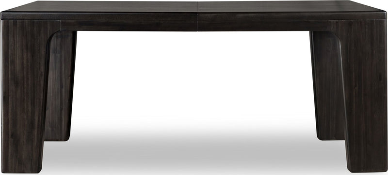 Zamba Extendable Acacia Wood Dining Table in Jaguar