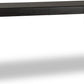 Zamba Extendable Acacia Wood Dining Table in Jaguar