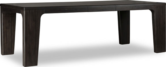 Zamba Extendable Acacia Wood Dining Table in Jaguar