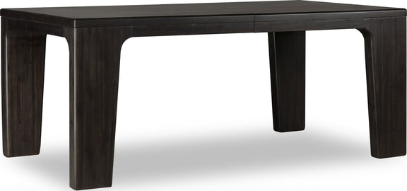Zamba Extendable Acacia Wood Dining Table in Jaguar