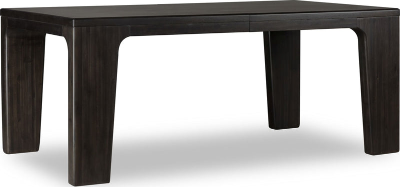 Zamba Extendable Acacia Wood Dining Table in Jaguar