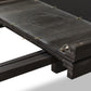 Zamba Extendable Acacia Wood Dining Table in Jaguar