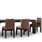 Zamba Four Door One Drawer Acacia Bar Cabinet in Jaguar