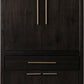 Zamba Four Door One Drawer Acacia Bar Cabinet in Jaguar