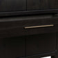 Zamba Four Door One Drawer Acacia Bar Cabinet in Jaguar