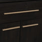 Zamba Four Door One Drawer Acacia Bar Cabinet in Jaguar