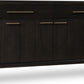 Zamba Four Door Two Drawer Acacia Wood Sideboard in Jaguar