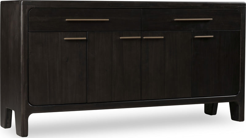 Zamba Four Door Two Drawer Acacia Wood Sideboard in Jaguar
