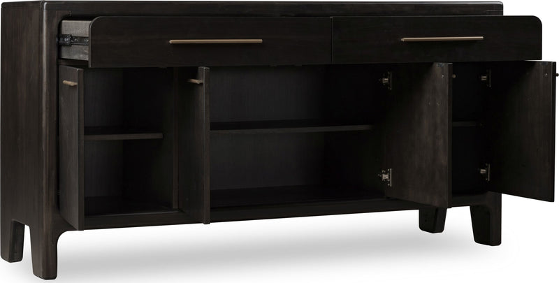 Zamba Four Door Two Drawer Acacia Wood Sideboard in Jaguar