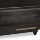 Zamba Four Door Two Drawer Acacia Wood Sideboard in Jaguar