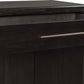 Zamba Four Door Two Drawer Acacia Wood Sideboard in Jaguar