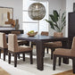 Zamba Four Door Two Drawer Acacia Wood Sideboard in Jaguar