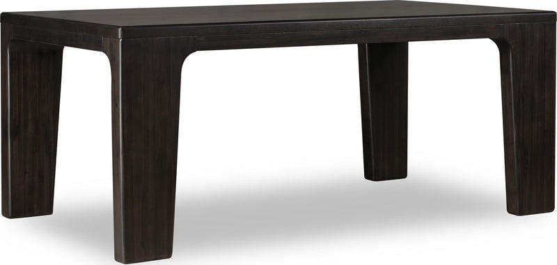 Zamba Rectangular Acacia Wood Dining Table in Jaguar